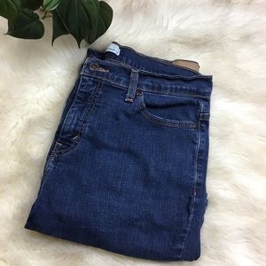 Levi’s 512 Straight Leg Perfectly Slimming Jeans Dark Wash Size 14